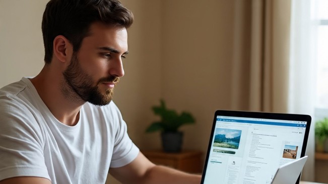 Ilustrasi Pinjam Online (Meta AI)